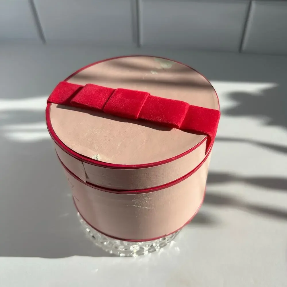 Sincerely Ambree Perfumed Dusting Powder Vintage Glam Hot Pink Poof